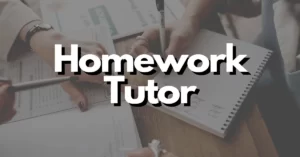 Homework tutor