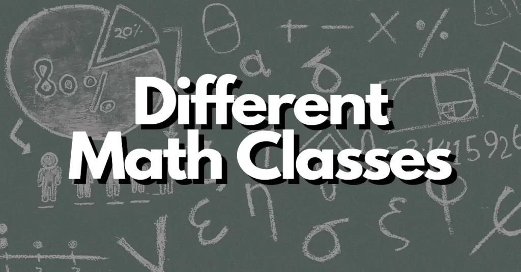 different math classes
