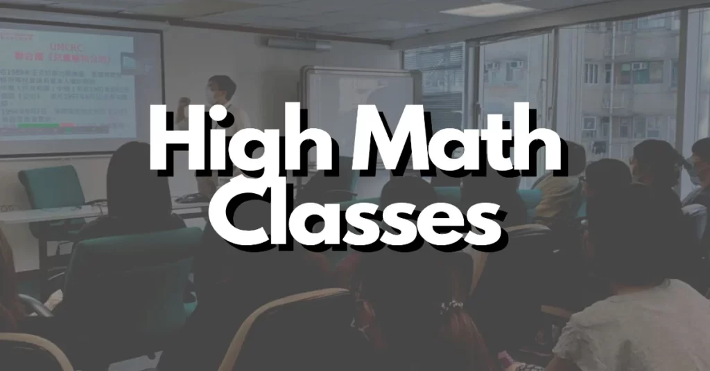 high math classes
